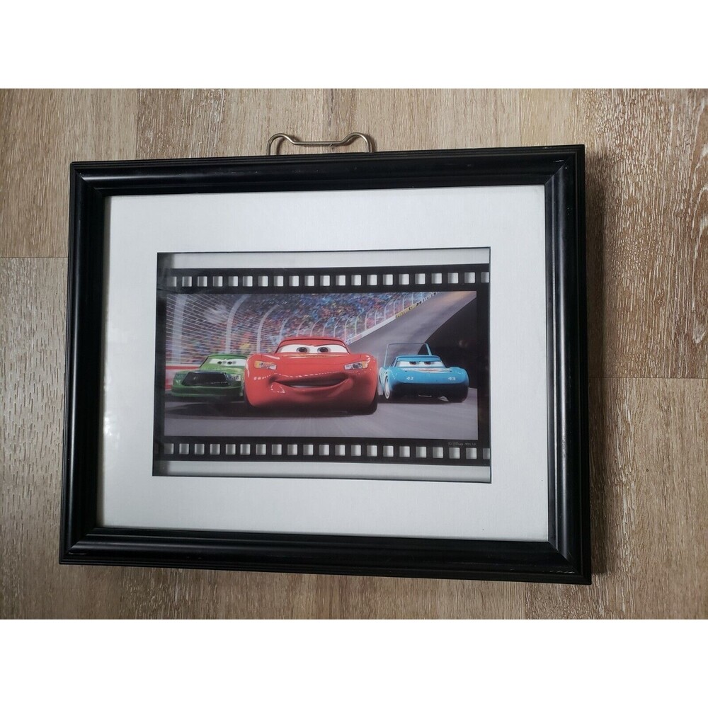 Disney Pixar Cars 15"x12" 3d Framed Commemorative Movie Strip
